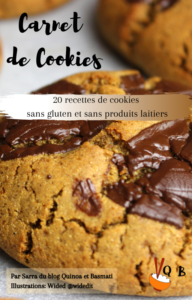 carnet de cookies sans gluten sans lait